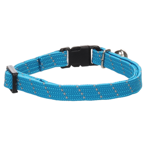 weitere Abbildung Flamingo Katzen Halsband Elza blau