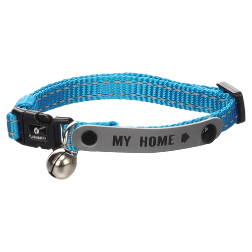 weitere Abbildung Flamingo Katzen Halsband Jaggo blau