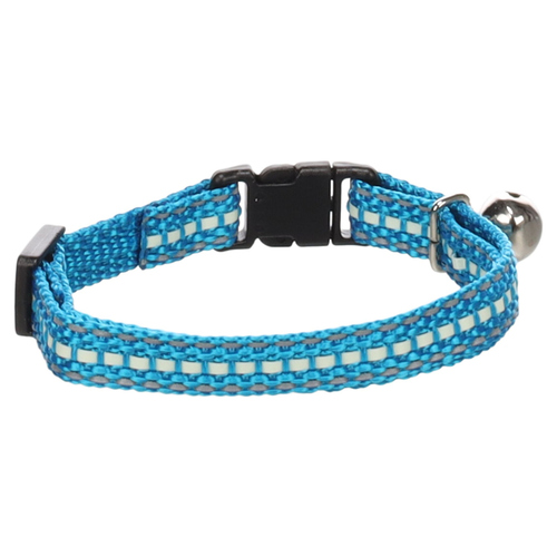 weitere Abbildung Flamingo Katzen Halsband Jinxy hellblau