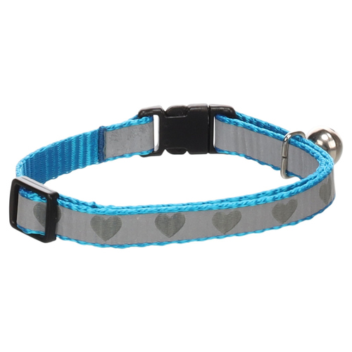 weitere Abbildung Flamingo Katzen Halsband Minx blau