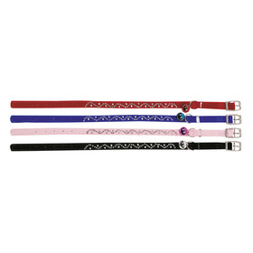 Abbildung Flamingo Katzenhalsband Samt Diamond Wave