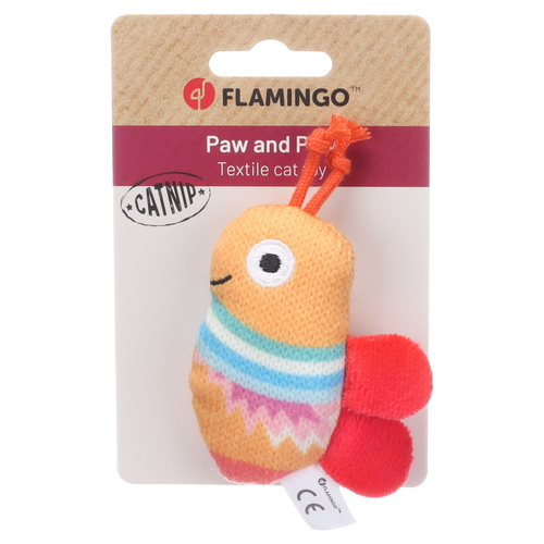 weitere Abbildung Flamingo Katzenspielzeug Nitz Biene orange