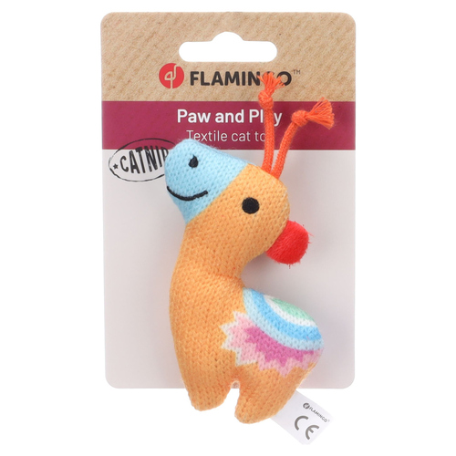 weitere Abbildung Flamingo Katzenspielzeug Nitz Giraffe orange