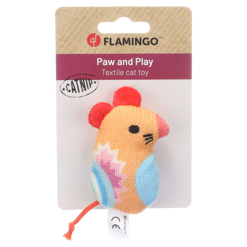 weitere Abbildung Flamingo Katzenspielzeug Nitz Maus orange