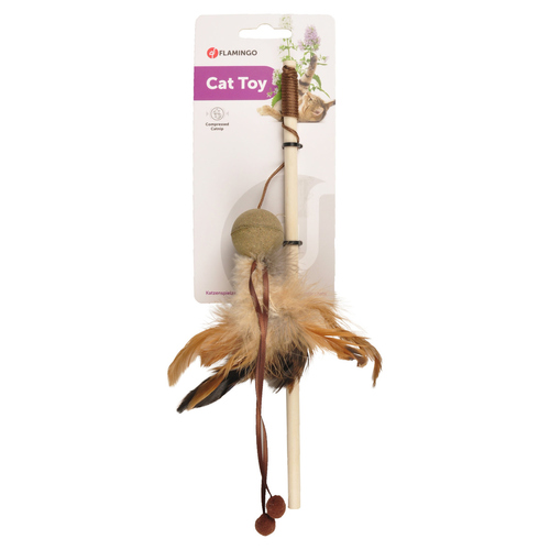 weitere Abbildung Flamingo Katzenspielzeug Penken gepresstes Catnip Angel