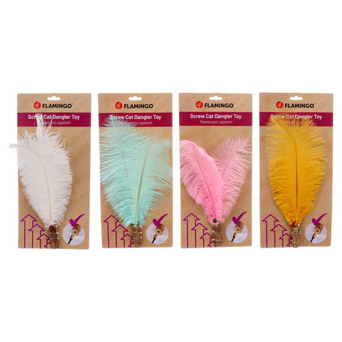 weitere Abbildung Flamingo Katzenspielzeug Plumu fr Katzenangel