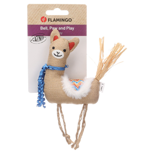 weitere Abbildung Flamingo Katzenspielzeug Robla Alpaka