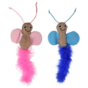 Abbildung Flamingo Katzenspielzeug Schmetterling