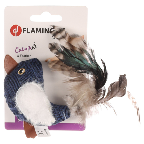 weitere Abbildung Flamingo Katzenspielzeug Vogel Jeany blau