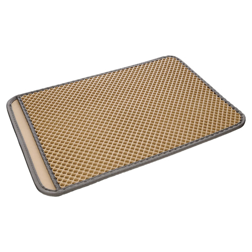 Flamingo Katzenstreu Matte Matz beige | Sauberkeit