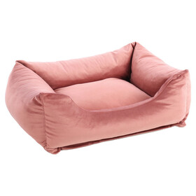 Abbildung Flamingo Korb Elena rechteckig altrosa fr Katzen