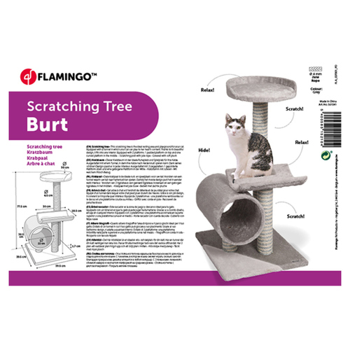 weitere Abbildung Flamingo Kratzbaum Burt grau