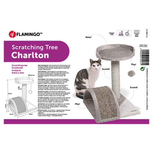 weitere Abbildung Flamingo Kratzbaum Charton grau