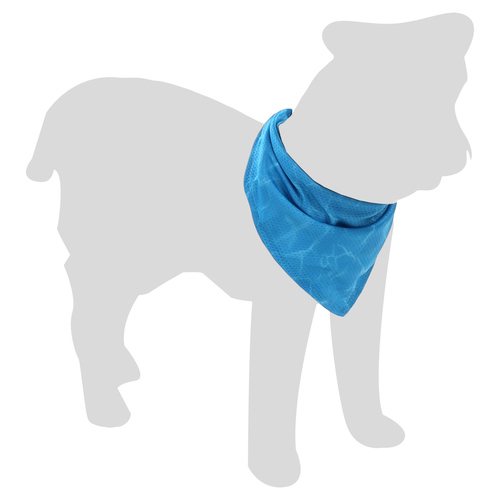 weitere Abbildung Flamingo Khlbandana fr Hunde Fresk Inou blau