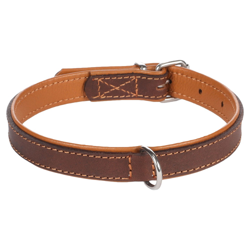 Flamingo Memphis gepolstertes Halsband braun