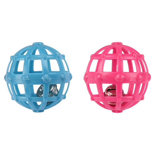 Flamingo Nagerspielzeug Ball + Glocke Afke
