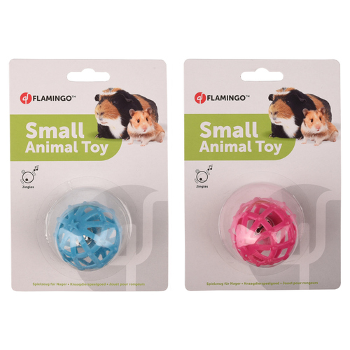weitere Abbildung Flamingo Nagerspielzeug Ball + Glocke Afke