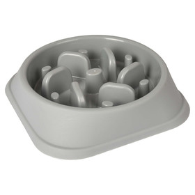 Flamingo Napf Bobo 1 Slow Feeder grau