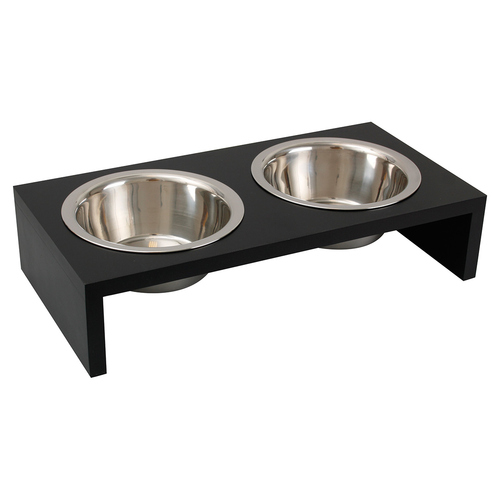 Flamingo Napf Kobushi Twin anthrazit, Fassungsvermögen: 2 x 220 ml