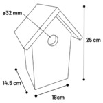 Nistkasten Bozo aus Holz, Abbildung 13