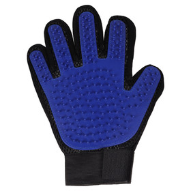 Abbildung Flamingo Pflegehandschuh Mandy blau/schwarz