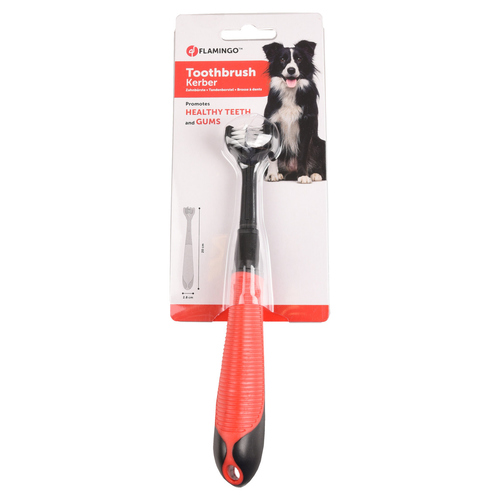 weitere Abbildung Flamingo Premium Care Zahnbrste Soft Grip schwarz/rot