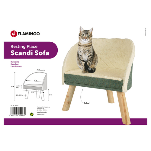 weitere Abbildung Flamingo Scandi Sofa grn
