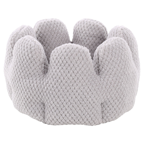 Flamingo Schlafplatz Jacquard grau für Hunde