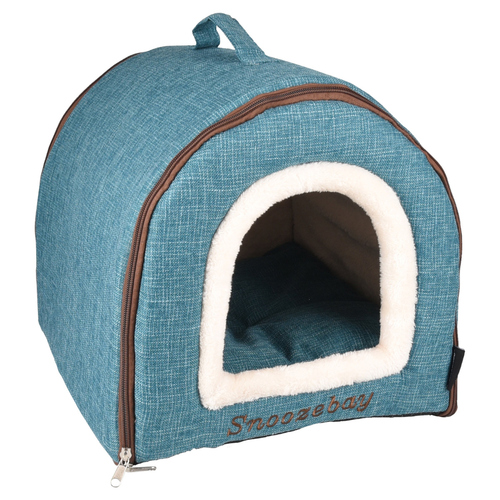 weitere Abbildung Flamingo Schlafplatz Snoozebay Haus blau