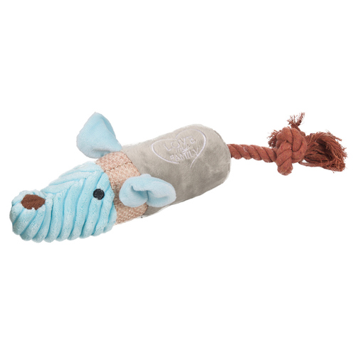 Flamingo Shabby Chic Hundespielzeug Seilschwanz