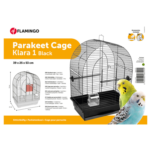 weitere Abbildung Flamingo Sittichkfig Klara 1 schwarz
