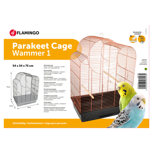 weitere Abbildung Flamingo Sittichkfig Wammer 1 kupfer