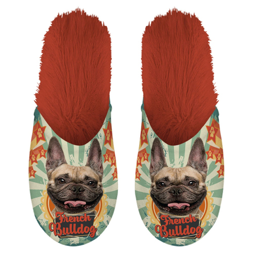 Flamingo Slipper "French Bulldog", Größe: 39 - 42