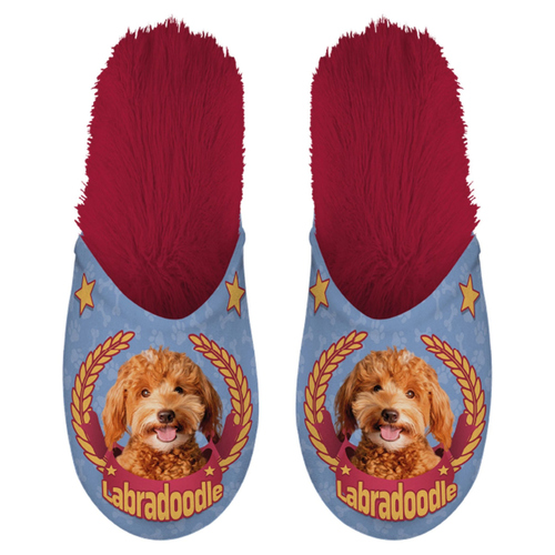 Flamingo Slipper "Labradoodle", Größe: 39 - 42