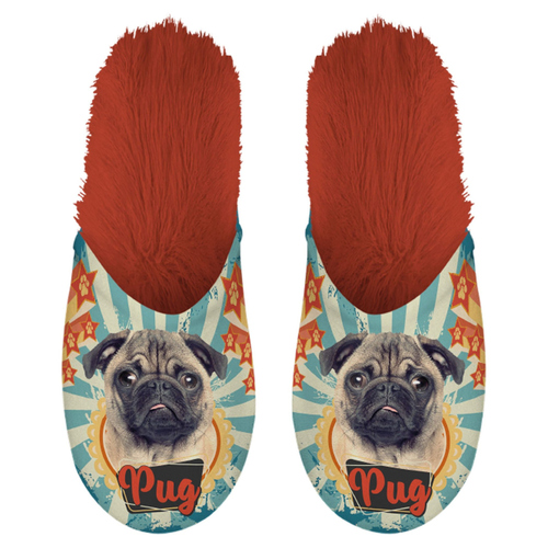Flamingo Slipper "Pug", Größe: 39 - 42