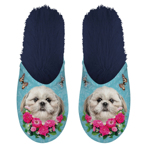 Flamingo Slipper Shih Tzu, Größe: 39 - 42
