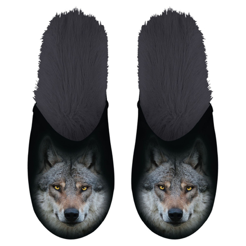 Flamingo Slipper Wolf, Größe: 35 - 38