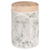 Flamingo Snack Box Marmi Rund hellgrau Abbildung 1