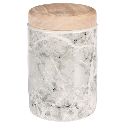 Flamingo Snack Box Marmi Rund hellgrau