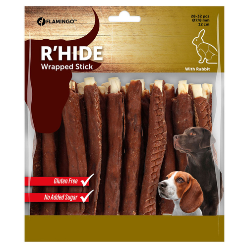 Flamingo Snacks Stick R'Hide Kaninchen