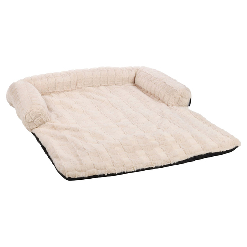 Flamingo Sofaschutz Verona rechteckig beige, Maße: 80 x 130 x 10 cm
