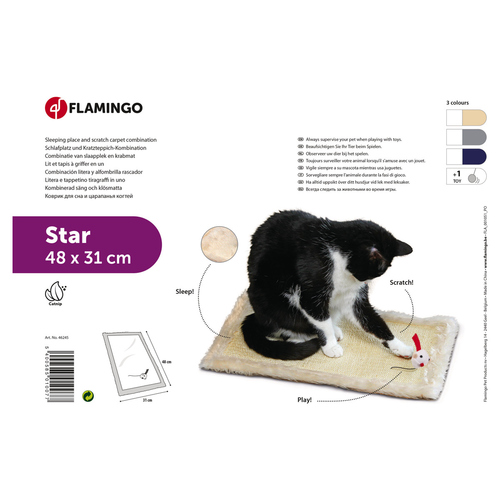 weitere Abbildung Flamingo Star Kratzteppich