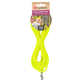 Flamingo Trainings- und Schleppleine Caspar Fluo gelb