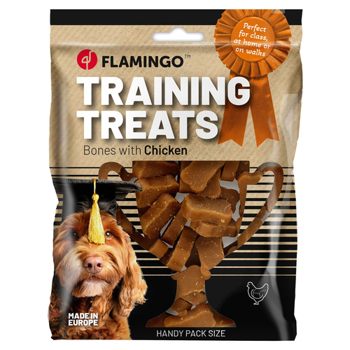 Flamingo Trainingssnack Knochen mit Huhn 100 g