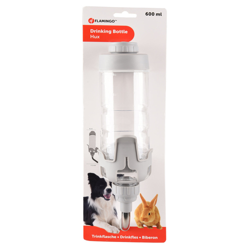 weitere Abbildung Flamingo Trinkflasche Hux grau Hund/Kleintier