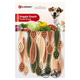 Abbildung Flamingo Veggie Snack Zahnbrste Mix