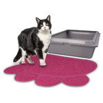 Tapis de bac à litière Pitou fuchsia, Figure 3