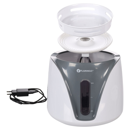 weitere Abbildung Flamingo Wasserautomat Sensor Adriana grau fr Hunde