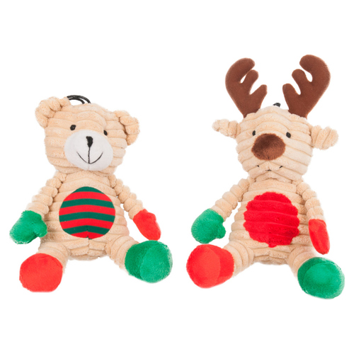 Flamingo Weihnachtsspielzeug Plüsch Corduroy