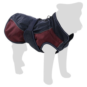 Flamingo Wintermantel Eisberg dunkelblau/bordeaux